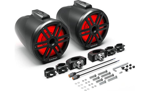 Rockford Fosgate M2WL-10HB M2 Series Colour Optix 10" 300W RMS Wakeboard Tower Speakers with Horn Tweeters and LED Lighting - Black