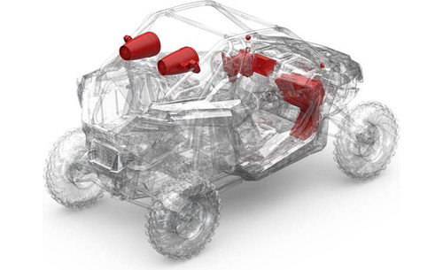 Rockford Fosgate RZR19PXP-STG6 2019+ Stage 6 Audio System for Select RZR Pro XP, Pro R, and Turbo R Models