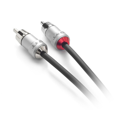 JL Audio XE-BLKAIC2-18 2-Channel Premium Twisted RCA Cables - 18ft 