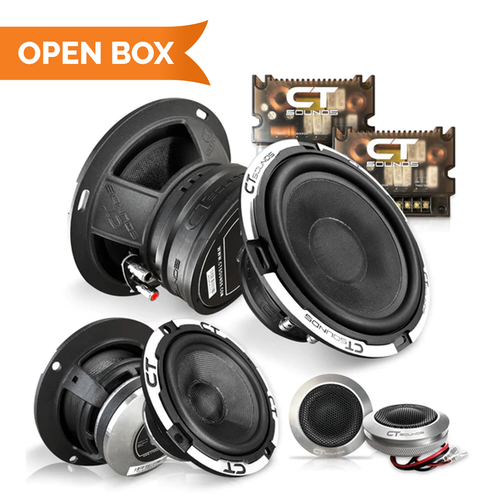 CT Sounds MESO-6-5-3WAY-COM Meso 6.5" 500 Watt 3-Way Component Speaker Set - Open Box