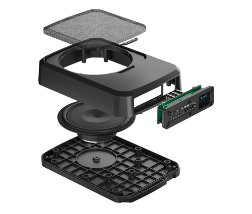 Hertz DBA201F 8" 220W RMS Shallow Active Subwoofer Box