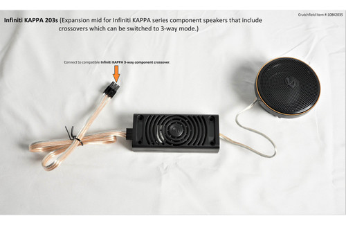 Infinity Kappa 203S Kappa Series 2" 50W RMS Midrange Speakers