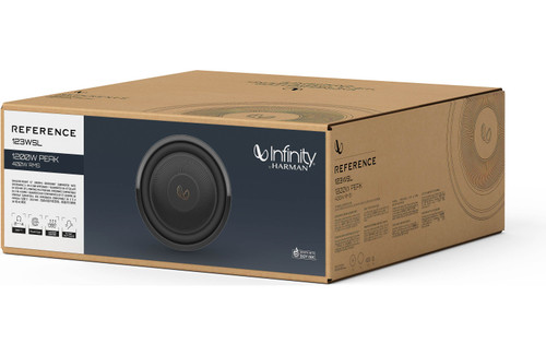 Infinity Reference INFSUBRF103WSL 10" 350W RMS Shallow-Mount Component Subwoofer 