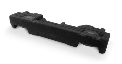 JL Audio Stealthbox Dual 12" 800W RMS TW3 Subwoofers for 2019-Up RAM 1500 Crew Cab Models with Fixed Rear Seat (Grey) - 2 Ohm 