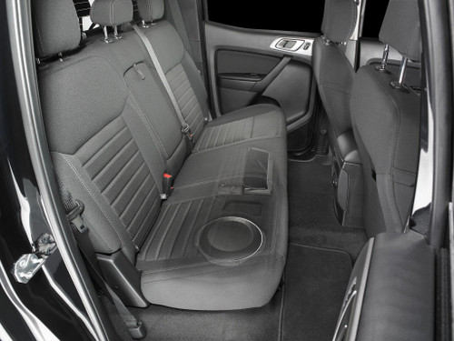 JL Audio Stealthbox Single 10" 300W RMS TW1 Subwoofer for Select 2019-Up Ford Ranger SuperCrew - 2 Ohm 