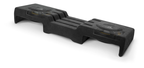 JL Audio Stealthbox Dual 12" 800W RMS TW3 Subwoofers for Select 2007-2013 Chevrolet Silverado/GMC Sierra Crew Cab Trucks - 2 Ohm 