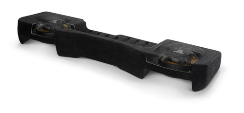 JL Audio Stealthbox Dual 10" 800W RMS TW3 Subwoofers for Select 2014-2018 Chevrolet Silverado/GMC Sierra Crew Cab Trucks - 2 Ohm 