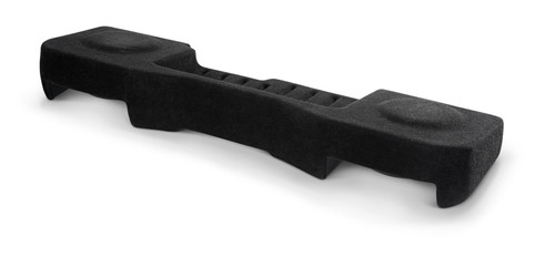 JL Audio Stealthbox Dual 10" 800W RMS TW3 Subwoofers for Select 2014-2018 Chevrolet Silverado/GMC Sierra Crew Cab Trucks - 2 Ohm 