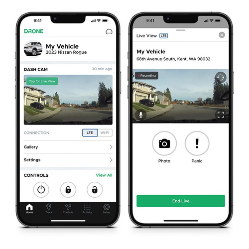 Drone XC-LTE 2K QHD Dash Cam with Live Stream LTE + Wi-Fi 