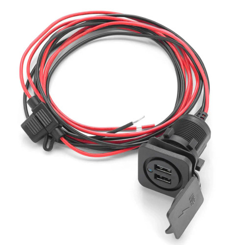 Clarion CMC-USBCHG/2X-PNL Dual USB Charging Jack for Panel-Mounting