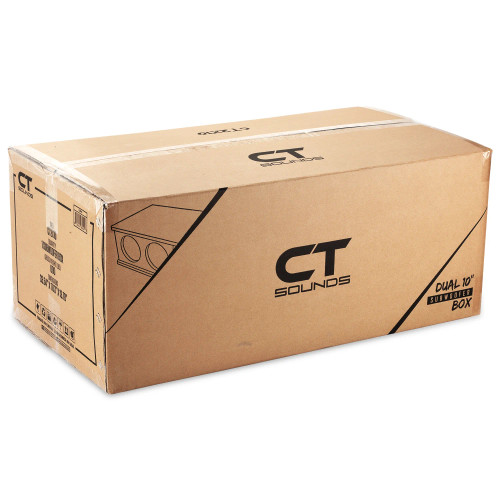 CT Sounds CT2X10 Dual 10” Kerf Port Universal Car Subwoofer Box