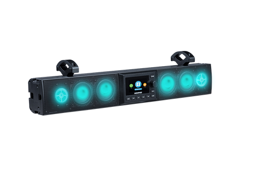 Memphis Audio MXSB24V3 24" 6 Speaker Soundbar with RGB LED Lighting 