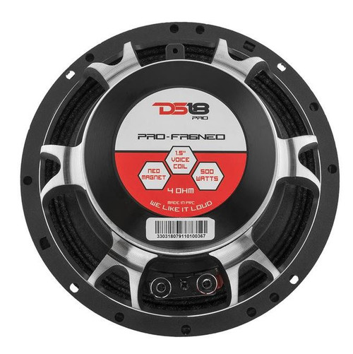 DS18 PRO-FR6NEO 6.5" Neodymium Full-Range Loudspeaker with Bullet 225W RMS- 4 Ohm - Open Box