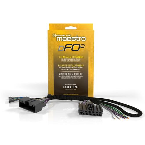 iDatalink Maestro HRN-DSP-FO2 DSP Installation T-Harness for Select Non-Amplified Ford and Lincoln Vehicles