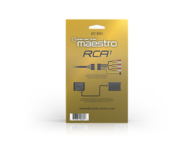 iDatalink Maestro ACC-RCA1 RCA Adapter for DSP Harnesses