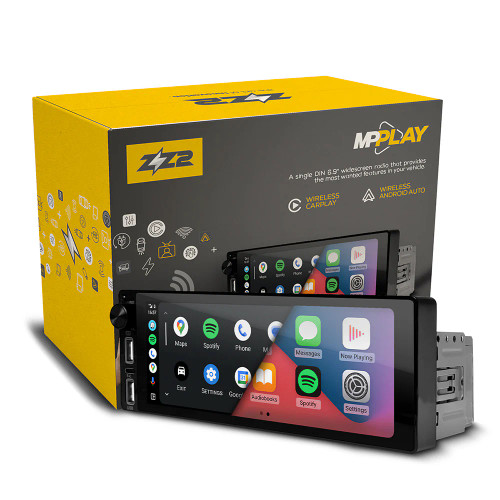 ZZ2 MPPLAY Single-DIN Receiver with Carplay & Android Auto