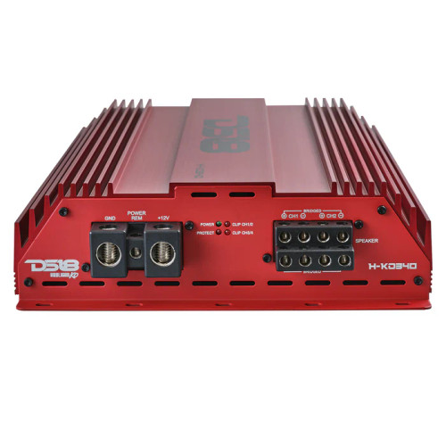 DS18 H-KO340 Hooligan KO Full Range 4-Channel Amplifier - 300W RMS x 4 