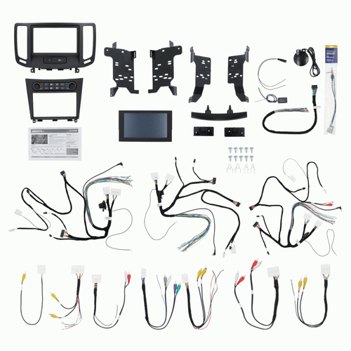 Metra 95-7640B Double Din Radio Install Dash and Wiring Kit for 2008-13 Infiniti G37 models