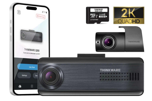 Thinkware Q200DCH32 2K+1080p 32GB Dash Cam