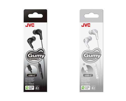JVC HA-FR9UC USB-C  "Gumy Connect" Wired Earbuds 