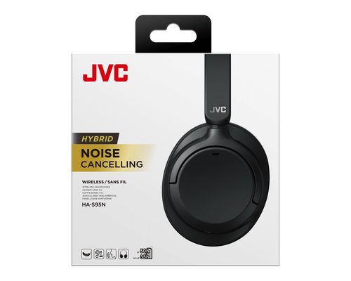 JVC HA-S95N Hybrid Noise Cancelling Wireless Lightweight Around-Ear Headphones