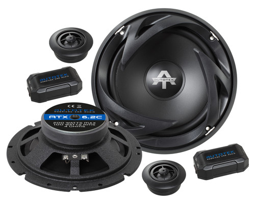 Open Box - Autotek ATX6.2C 6.5" 100 Watts RMS 2-Way Component System