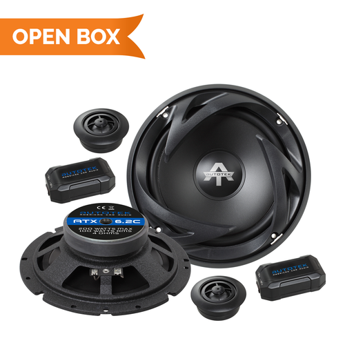 Autotek ATX6.2C 6.5" 100 Watts RMS 2-Way Component System - Open Box