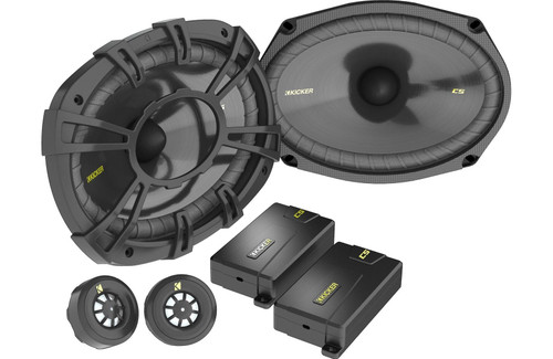 Open Box - Kicker 40CSS694 6"x9" 150 Watts RMS component speaker system