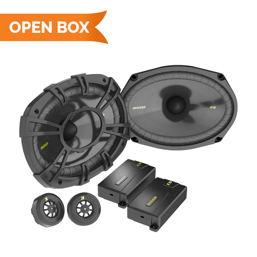 Kicker 40CSS694 6"x9" 150 Watts RMS component speaker system - Open Box