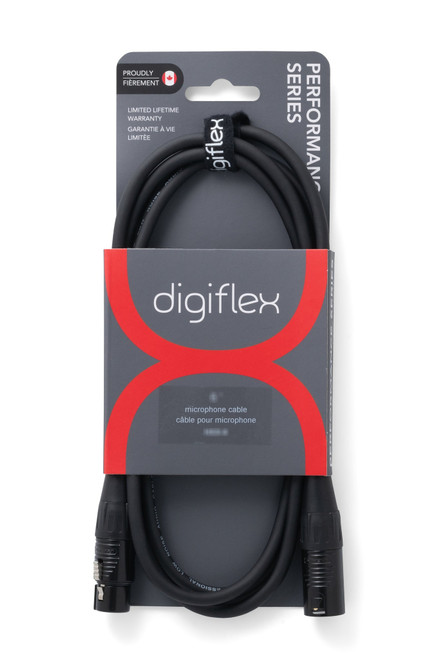 Digiflex HXX-10 HXX Performance Series Microphone Cables - XLR Female to XLR Male - 10ft