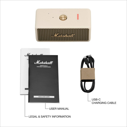 Marshall Emberton III Portable Bluetooth Speaker - Cream