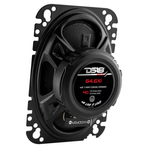 DS18 G4.6XI GEN-X 4" x 6" 45W RMS 2-Way Coaxial Car Speakers