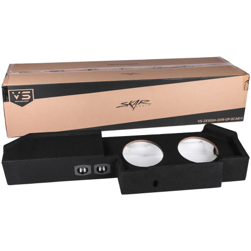 Skar Audio Dual 10" Ported Subwoofer Enclosure for 2019-2024 Chevy Silverado & GMC Sierra Double Cab