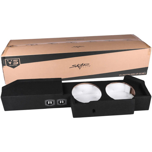 Skar Audio Dual 12" Ported Subwoofer Enclosure for 2019-2024 Chevy Silverado & GMC Sierra Double Cab