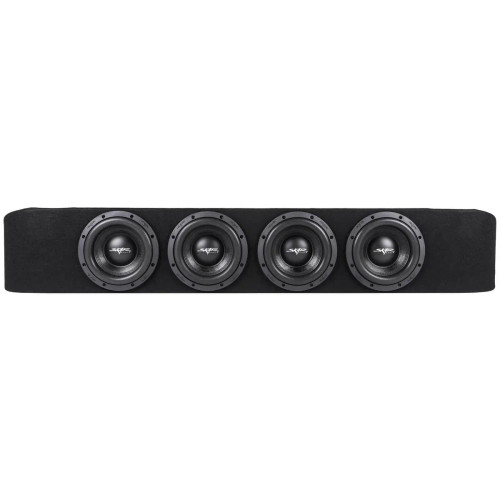 Skar Audio Quad 8" 1600W RMS Loaded Subwoofer Enclosure for 2017-Up Ford Super Duty (F-250/350/450) SuperCrew Cab Trucks