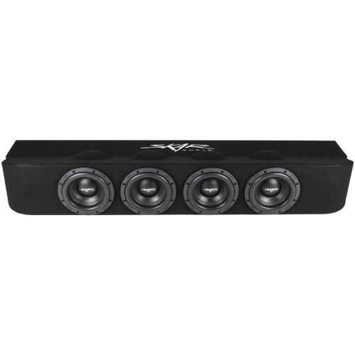 Skar Audio Quad 8" 1600W RMS Loaded Subwoofer Enclosure for 2017-Up Ford Super Duty (F-250/350/450) SuperCrew Cab Trucks