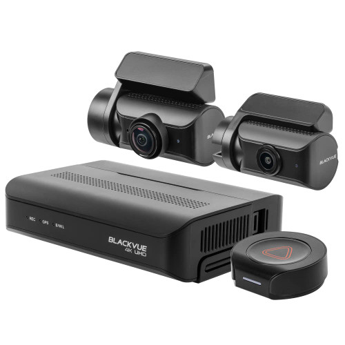 BlackVue DR970X-BOX-2CHPLUS-64 2-Channel/Dual Dashcam with 2.4 - 5GHz Wi-Fi & 4K UHD Front & 1080P FHD Rear (Hide Away Locked Box & 64GB Micro-SD Card Included)