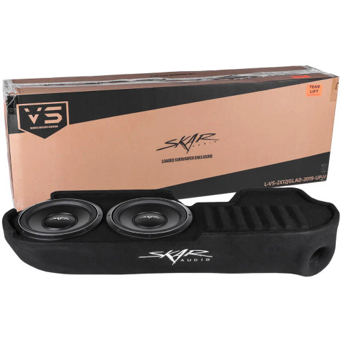 Skar Audio Dual 12" 1000W RMS Loaded Ported Subwoofer Enclosure for 2019-2024 Jeep Gladiator Trucks