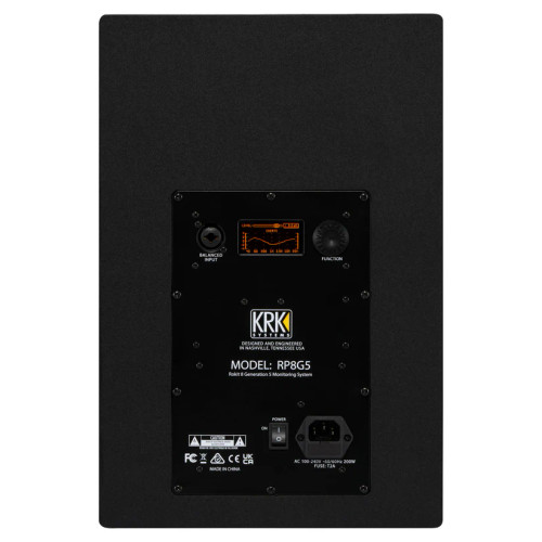 KRK Rokit RP8-G5 Active 8” Two-Way Studio Reference Monitor - Black