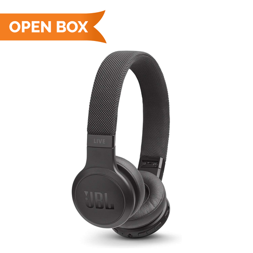 Open Box - JBL LIVE 400BT Wireless On-Ear Headphones - Black