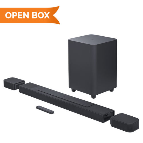 Open Box - JBL Bar 1000 880-Watt 7.1.4 Channel Dolby Atmos Sound Bar with Wireless Subwoofer