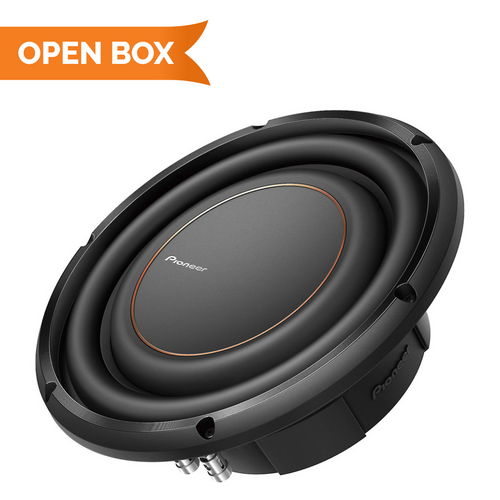 Open Box - Pioneer TS-D10LS4 D-Series 10" 350W RMS Shallow-Mount Subwoofer - 4 Ohm 