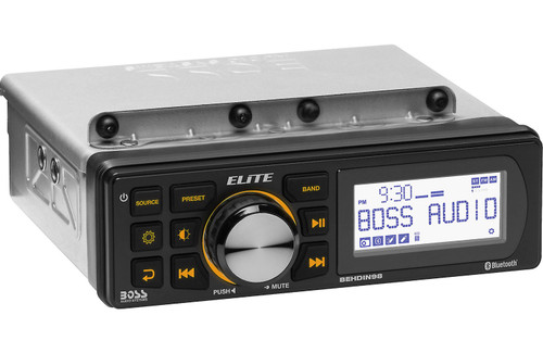 Boss Audio BEHDIN98 Digital Media Reciever for Select 1998-2013 Harley-Davidson Motorcycles