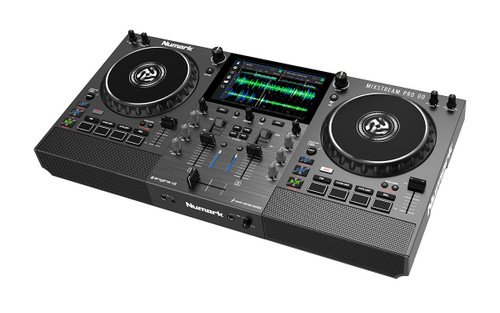 Numark Mixstream Pro Go Battery-Powered Standalone Streaming DJ Controller with Amazon Music