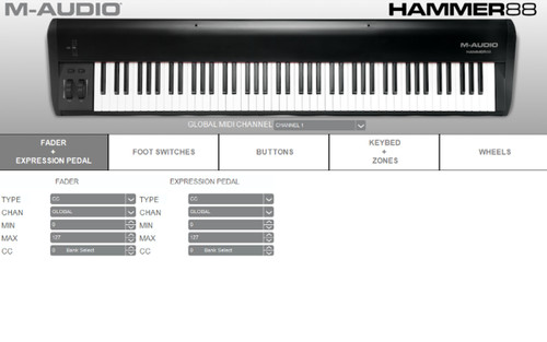 M-Audio Hammer 88 88-Hammer Action USB MIDI Controller