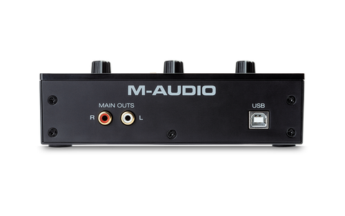 M-Audio M-Track Solo 2-Channel USB Audio Interface with 1 Crystal Preamp, Phantom Power and Instrument Input