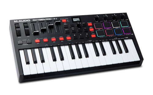 M-Audio Oxygen Pro Mini 32-Mini-Key Powerful USB MIDI Controller with Smart Controls and Auto-Mapping