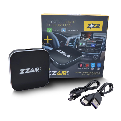 ZZ2 ZZAIR-PRO2 Wired to Wireless CarPlay or Android Auto Coversion Adapter