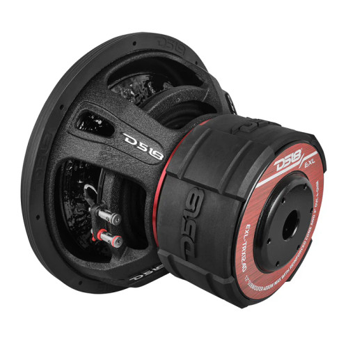 DS18 EXL-TRX12.4D EXL 12” 2000W RMS Subwoofer Triple Stack with Reinforced Cone - Dual 4 Ohm