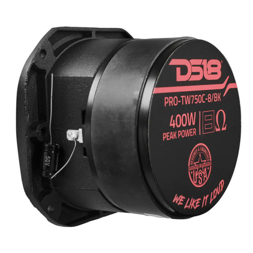 DS18 PRO-TW750C-8 4" 220W RMS Super Bullet Tweeter  - 8 Ohm
